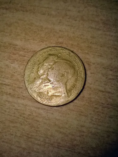 Moeda 500 réis comemoração do primeiro centenário da independência do Brasil
