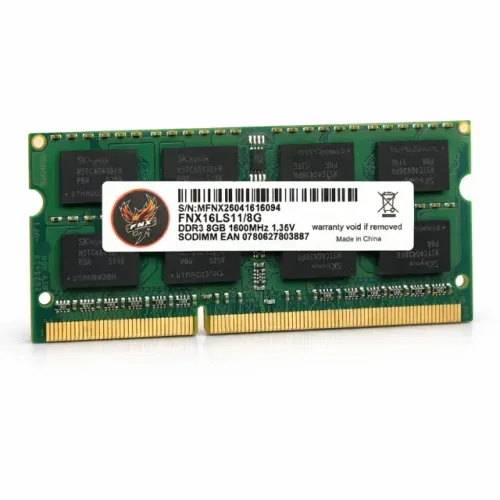 Memoria FNX 8 GB DDR3L 1600 Mhz 1.35v Notebook NF