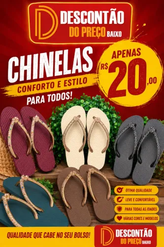 CHINELAS COM STRASS