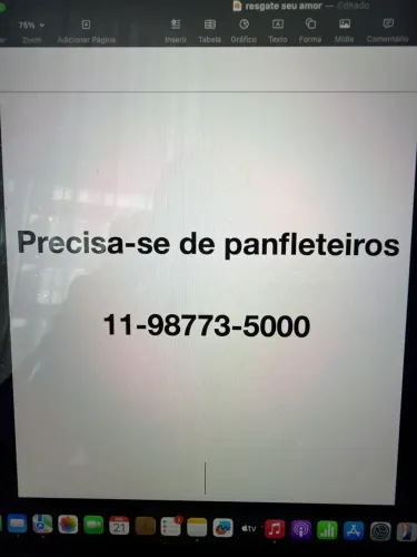 Panfleteiro zona sul