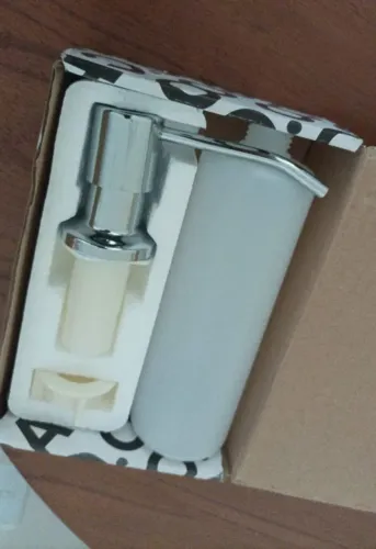 Dispenser de sabão/detergente para bancada ou pia de cozinha.  <br>Capacidade 300ml