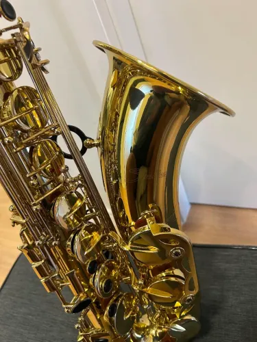 Sax tenor Shelter em Bb <br>Instrumento seminovo e recém revisado por luthier.