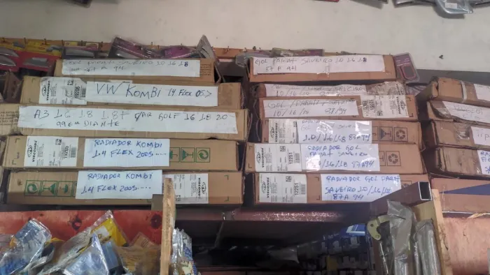 Estoque de radiador 