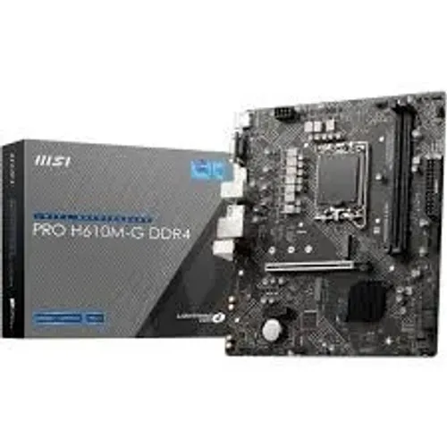 Placa-mãe MSI PRO H610M-G DDR4 LGA 1700 | Novo | Loja Física