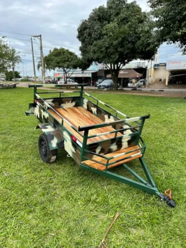 Reboque 2.00 x 1.20 novo para diversas cargas