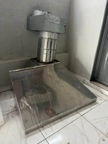 Coifa toda em Inox 1,20x.0,90 para chapa ou fogão industrial 4 bocas 1.800,00