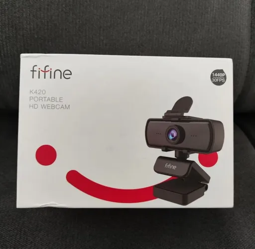 Webcam Fifine 1440p 30fps novo lacrado 
