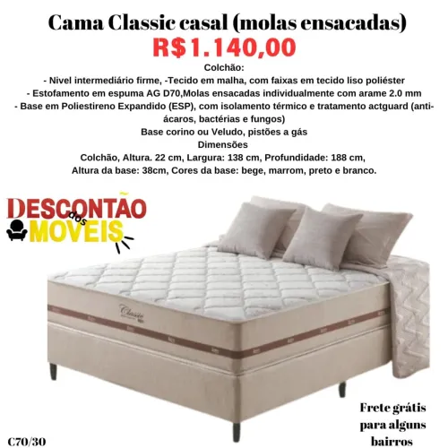 Cama box casal 