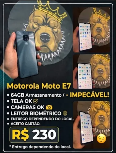 Motorola Moto E7 show de bola