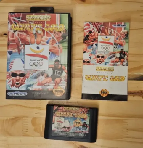 Jogo Original para Mega Drive / Genesis - OLYMPIC GOLD (Barcelona 92)