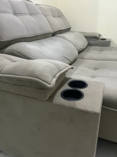 Sofá retrátil 2 lugares 