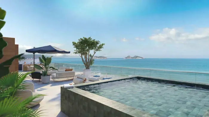 Apartamento com 148 m² frente mar na barraca do Pepê- melhor ponto da Barra da Tijuca. Tá 