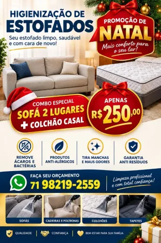 Higienização de estofados