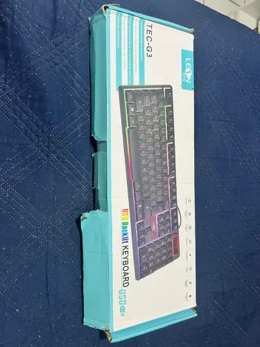 Teclado Gamer USB Retroiluminado - LEON GTS TEC-G3
