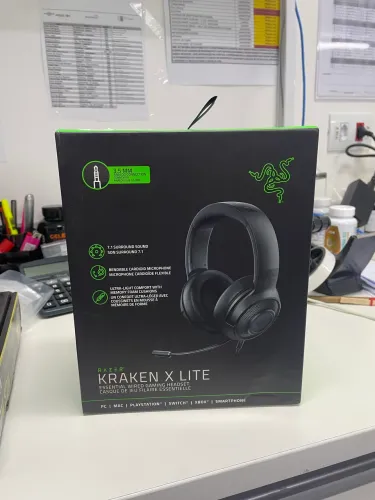 Headset Gamer Razer Kraken x Lite 7.1 Preto