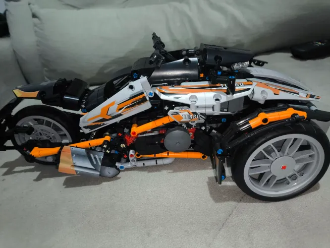 Motocycle lego com controle e bateria