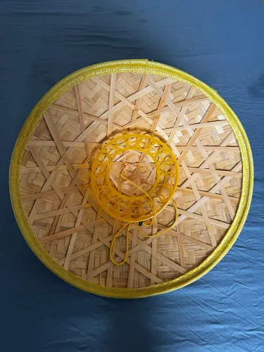 Chapéu de Bambu asiático 