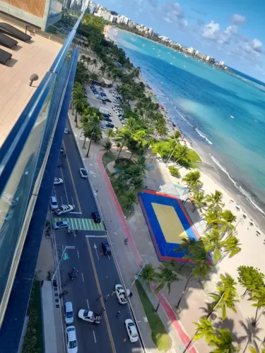 New Time - Apartamento tipo studio de luxo beira mar de Pajuçara