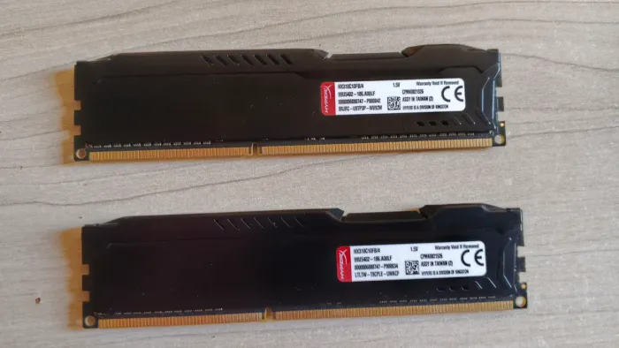 MEMÓRIA RAM DDR3 2X4 GB - 8 GB RAM HYPERX