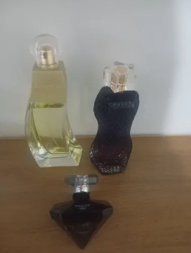 Perfumes originais usados
