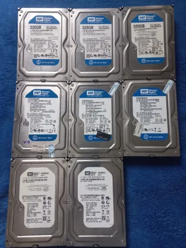 Lote 10 HDs 320GB Sata ( Wester Digital & Samsung )