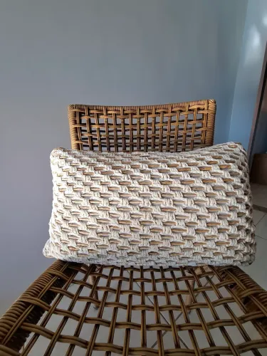 Almofada Decortextil Crochê