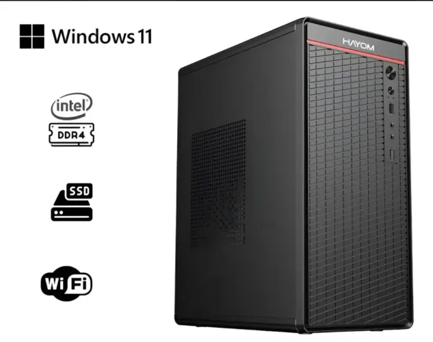 Computador Core I3 8a Geração Windows 11 fonte Gold Wi-fi Ssd