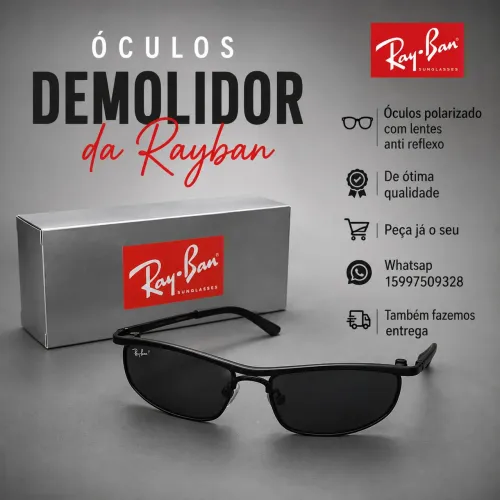 Óculos demolidor da Rayban