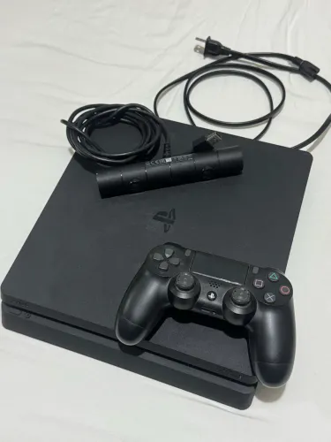 PS4 Slim 500GB + Câmera + Controle Originais + 7 Jogos
