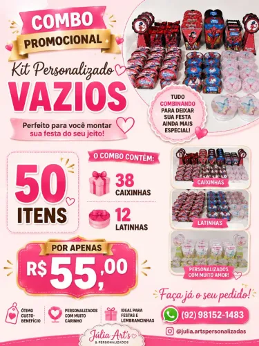Lembranças personalizadas 