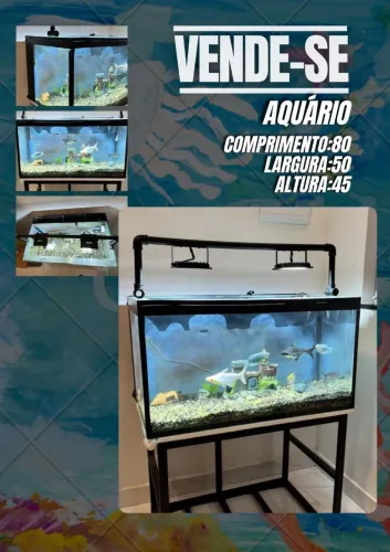 Aquário Completo  180 litros 