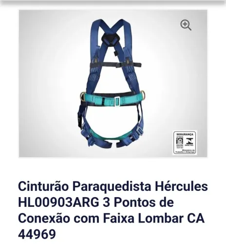 Cinturão Paraquedista Hércules