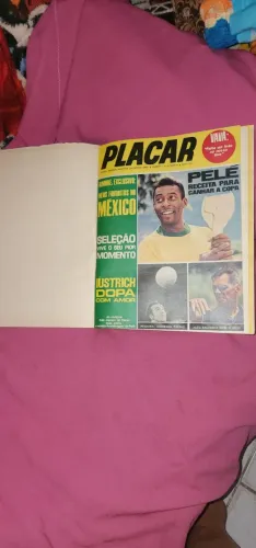 2 REVISTAS PLACAR MAIS DE 50 ANOS.