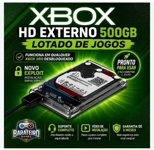 hd pra xbox 360 leia a descriçao