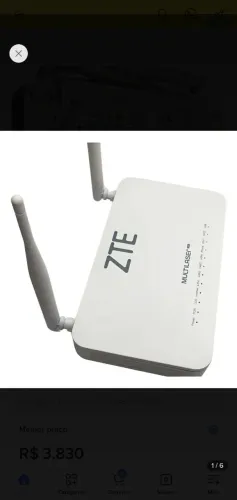 Modem ZTE  Gpon f670l branco