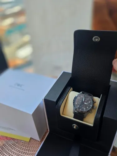 Relógio IWC SUPER C AUTOMÁTICO máquina ETA NA CX ORIGINAL