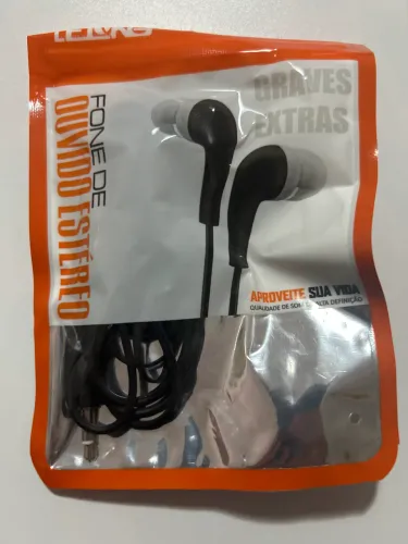 Fone de ouvido estéreo 