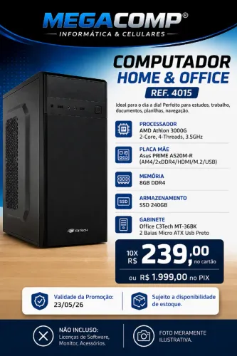 Computador Home & Office Atlhon 3000G Ref. 4015