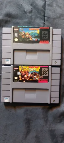 Fitas SNES DONKEY KONG COUNTRY 2 e 3