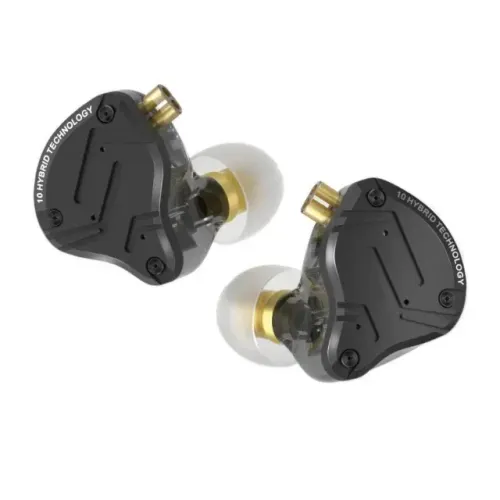 ? KZ ZS10 Pro X Sem Microfone - 10 Drivers Híbridos + 12x Sem Juros + Garantia ?