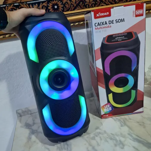 Caixa de Som Bluetooth 50w Potente