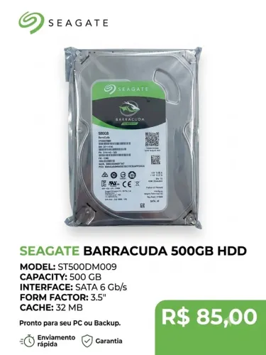 HD Seagate BarraCuda 500GB