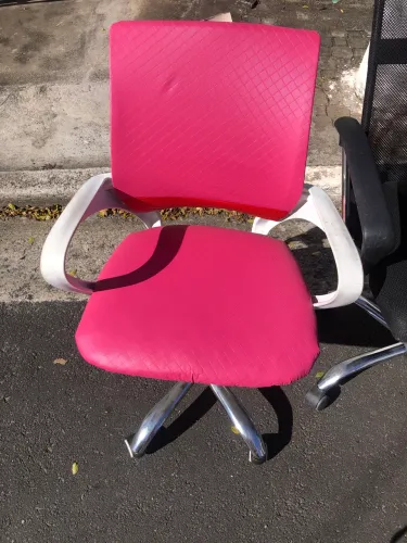 Cadeira escritório rosa