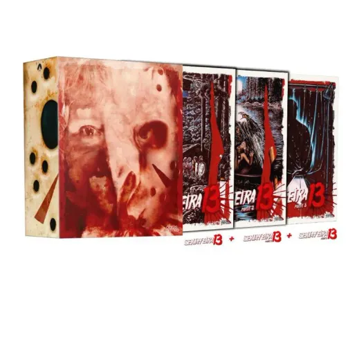 Box Sexta-Feira 13: Partes 1, 2, 3 (Edição Especial De Colecionador) (3 Blu-Ray's) Lacrado