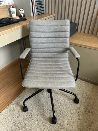 Cadeira Home Office Feniks Tok&Stok Cinza