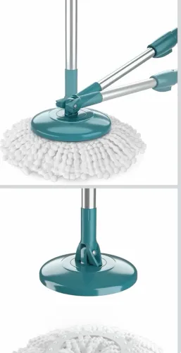 FlashLimp - Mop Giratório Odyssey Fit - MOP9775 - PP Verde Esmeralda