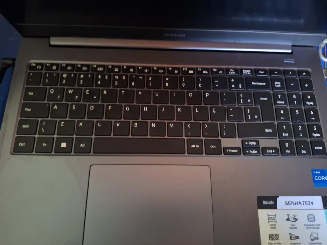Notebook Samsung Galaxy book (bateria viciada)