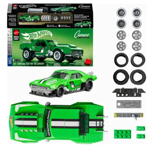 Hot Wheels Speed Series Brick Shop 68 Camaro 1/32 - Mattel