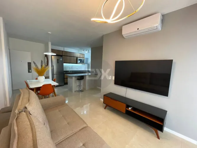 Flat perto da Beira Mar com 1 dormitório para alugar, 50 m² por R$ 5.664/mês - Meireles -