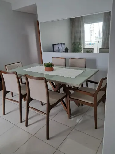 Mesa de Jantar 6 lugares + 6 cadeiras